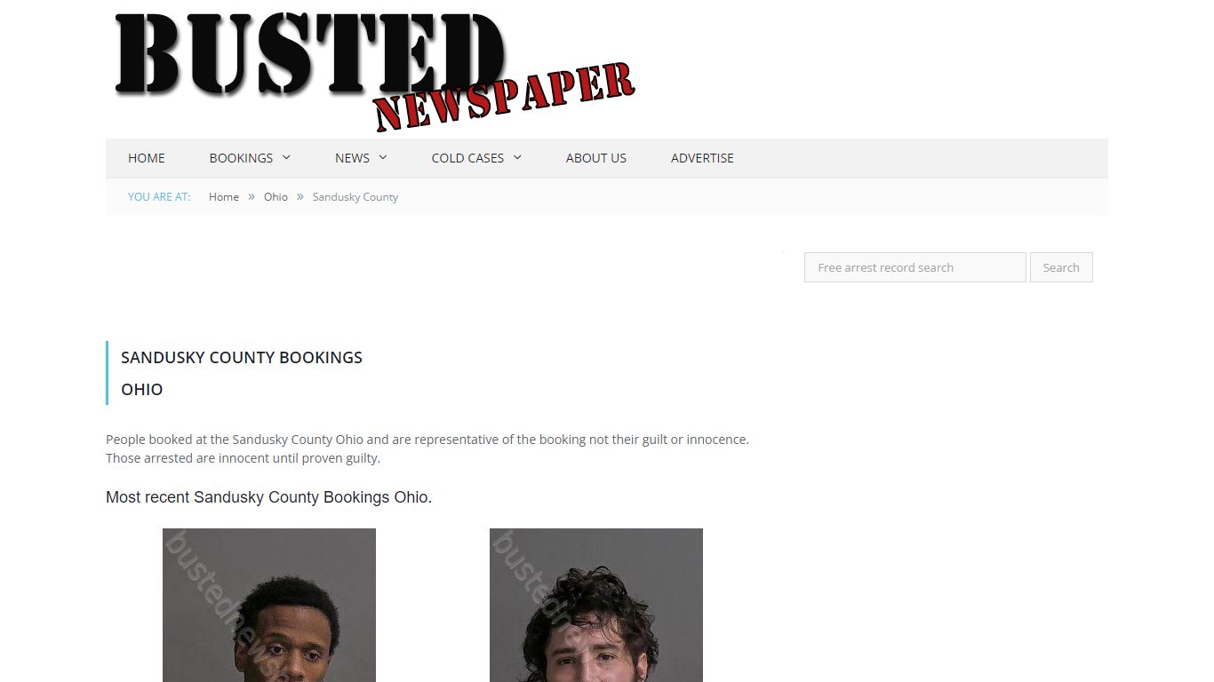 Sandusky County, OH Mugshots - BUSTEDNEWSPAPER.COM